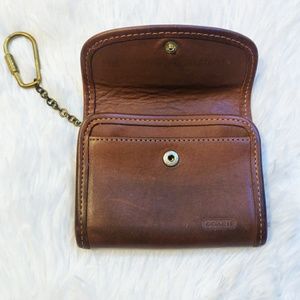 Vintage Coach Wallet Keychain Coin Purse